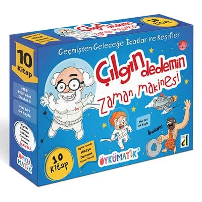 Çılgın Dedemin Zaman Makinesi-İcatlar ve Keşifler (10 Kitap) — Damla Okul