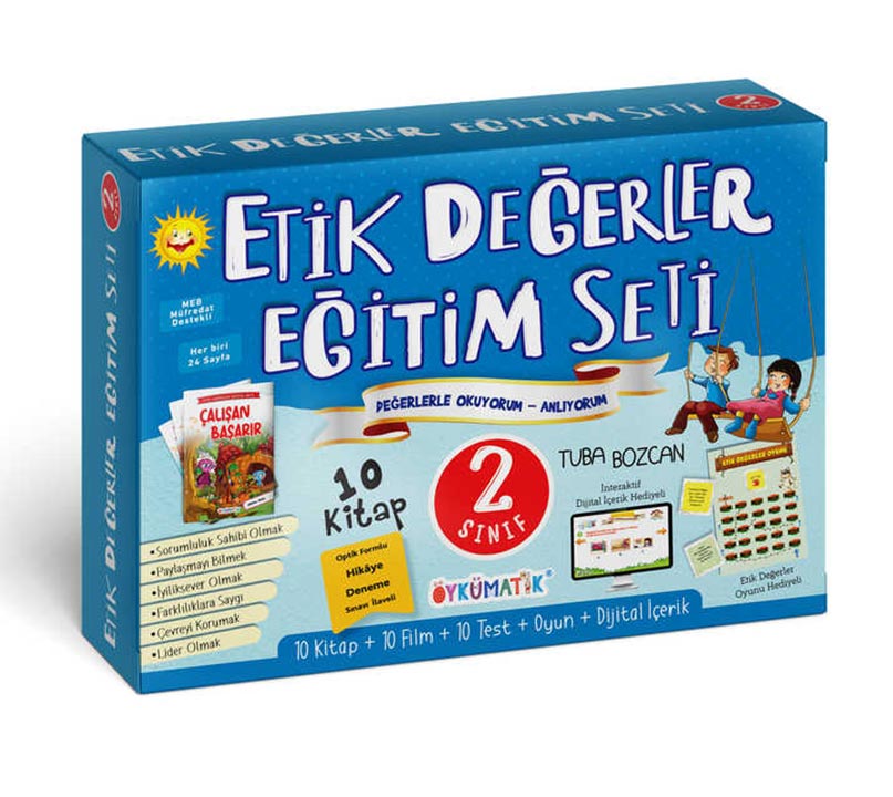 ETİK DEĞERLER EĞİTİM SETİ-2. SINIF (10 KİTAP)