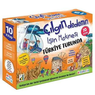 Çılgın Dedemin Türkiye Turu (10 Kitap) — Damla Okul
