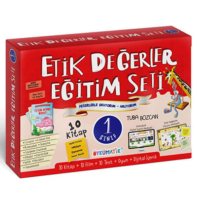 ETİK DEĞERLER EĞİTİM SETİ-1. SINIF (10 KİTAP) — Damla Okul
