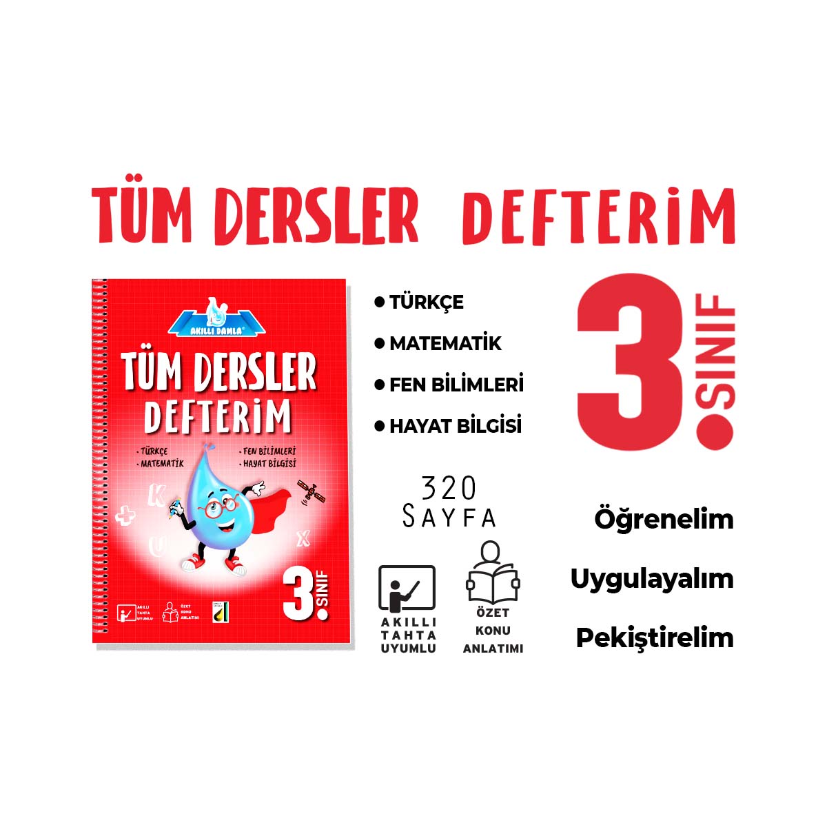 Akıllı Damla Tüm Dersler | 3.Sınıf