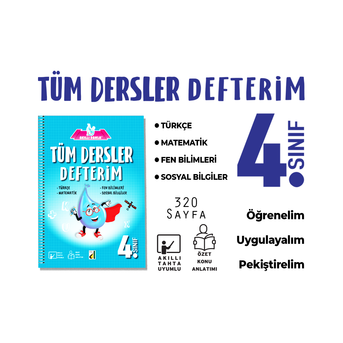 Akıllı Damla Tüm Dersler | 4.Sınıf