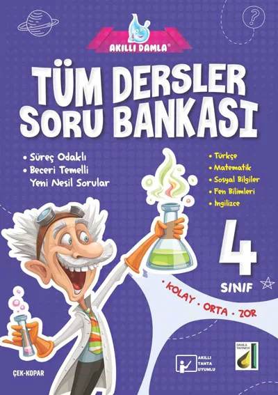 Akıllı Damla Tüm Dersler Soru Bankası | 4.Sınıf — Damla Okul